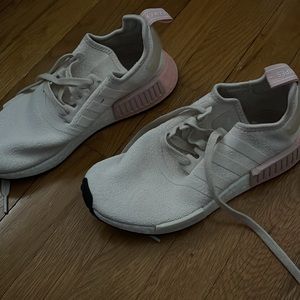 Tan colored Adidas sneakers size 7.5 run big